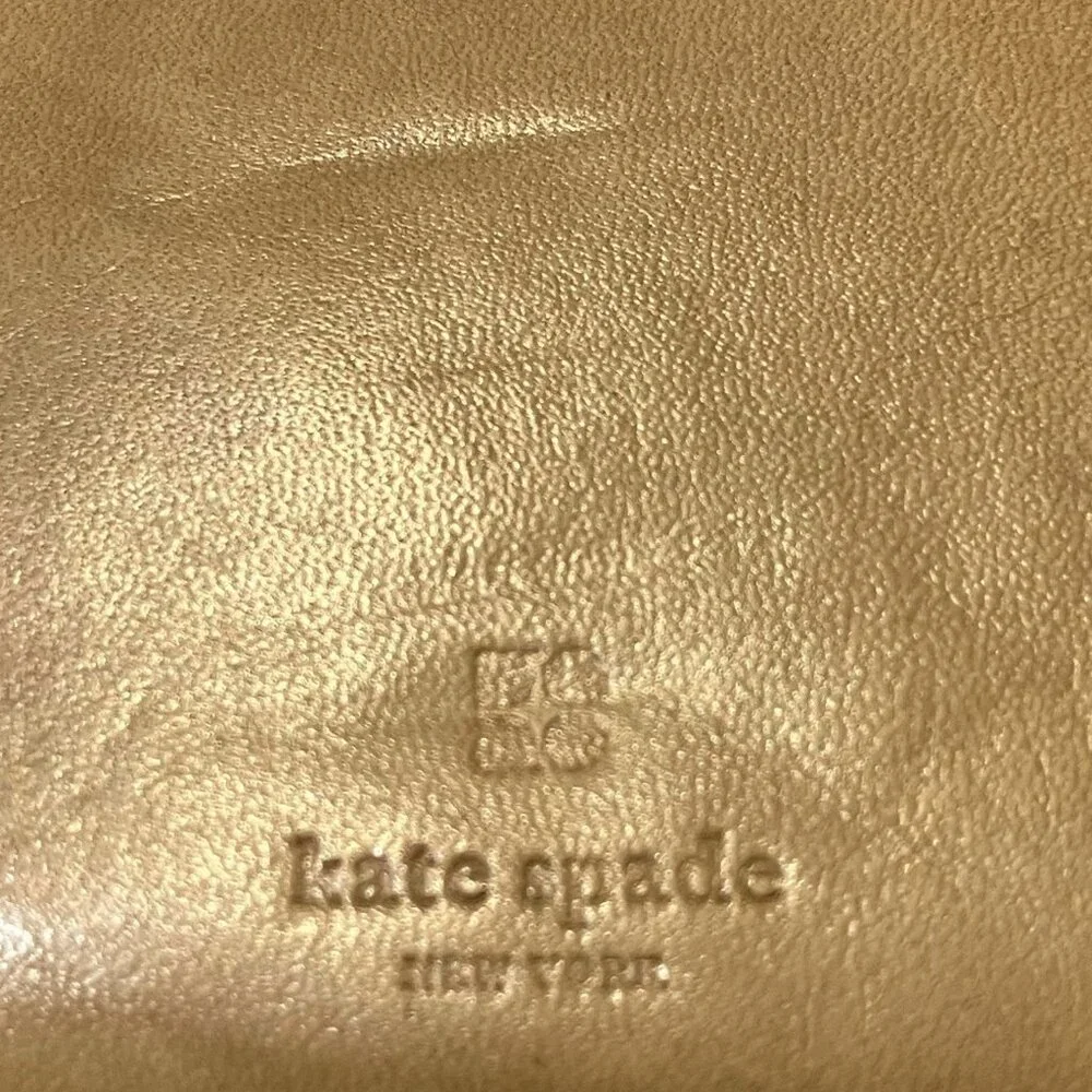 Vintage Kate Spade Italian Leather Small Zip-Around Wallet - Picture 2 of 11